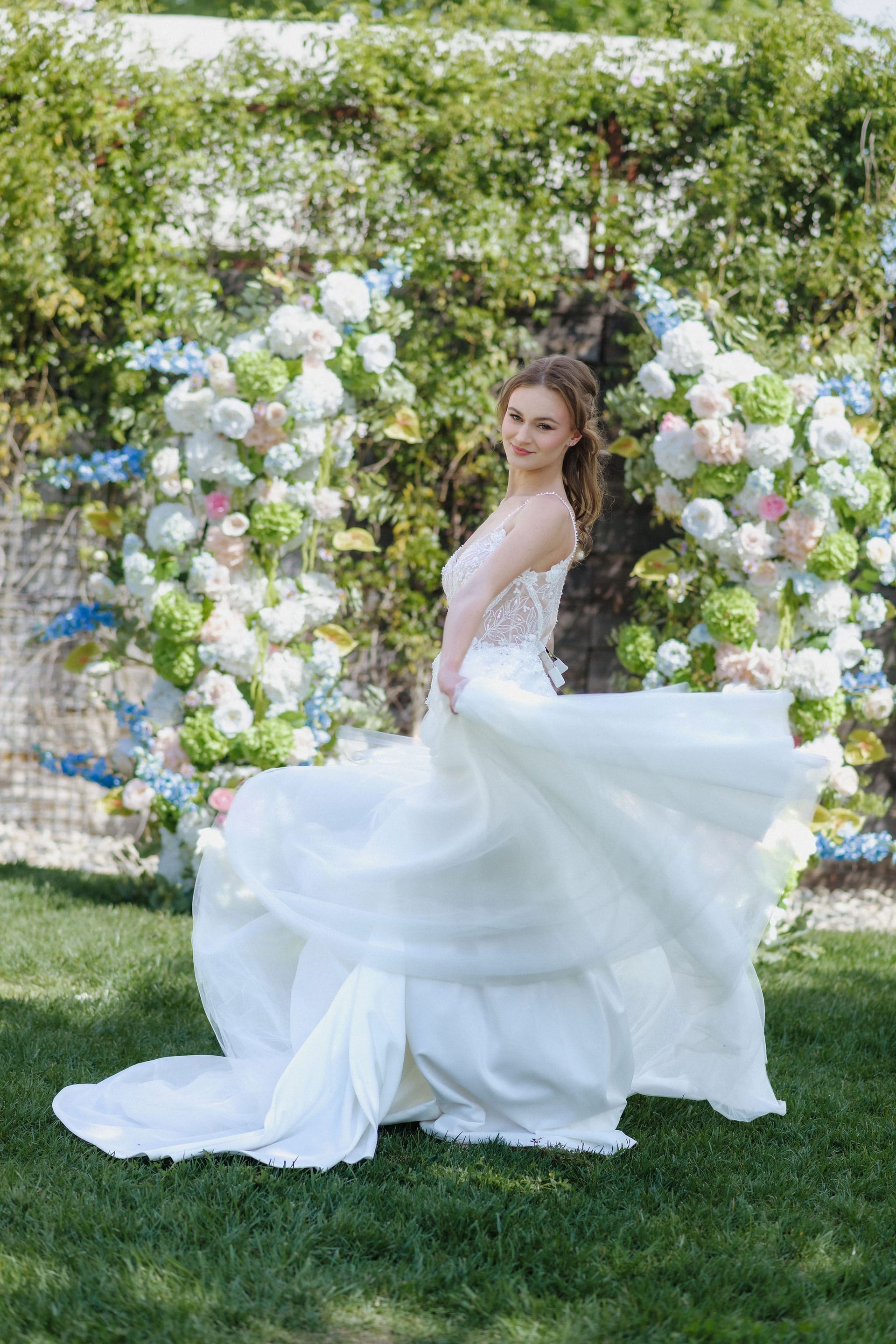 Bridal natural glam makeup